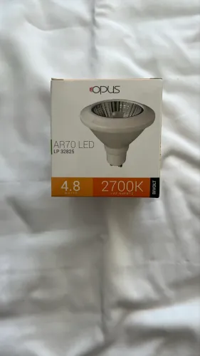 Lâmpada LED AR70 4.8 Watts Luz Quente 2700K