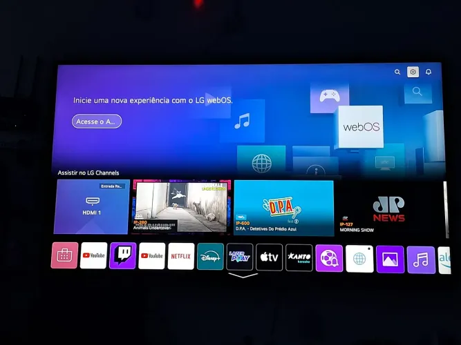 Smart tv lg UN8000PSB 75p imagens top