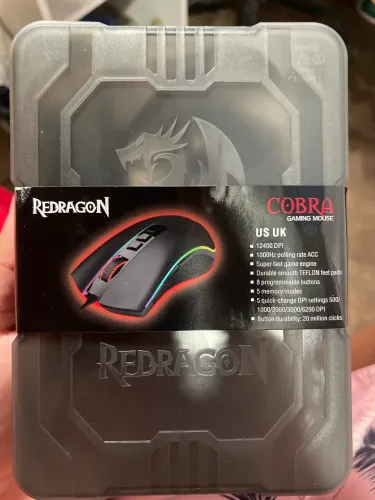 Vendo mouse redragon cobra novo 