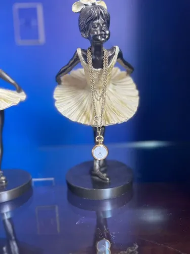 Relógio Colar Vintage Feminino - Estilo Retrô / Romântico