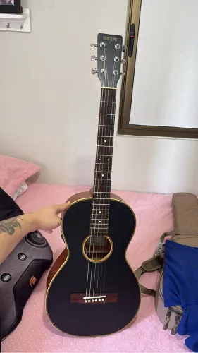 Violão Rozini - Black parlor Novíssimo