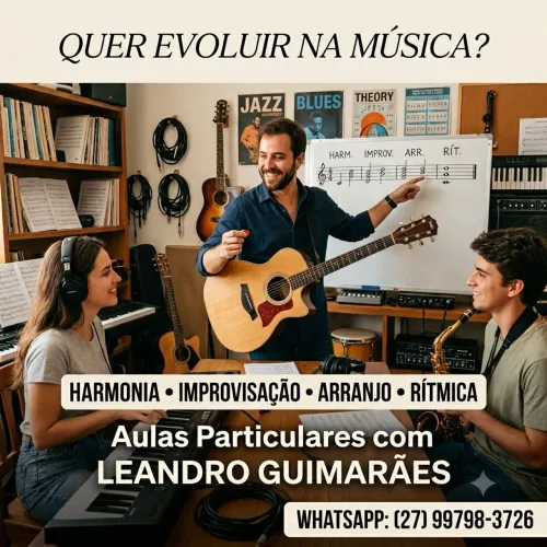 Aula de violão e guitarra