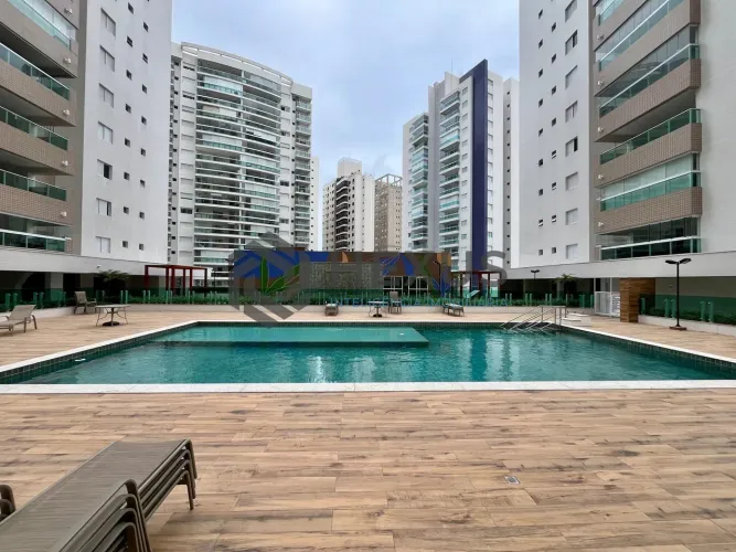Apartamento varanda gourmet, lazer e 2 vagas à venda, Vila Alzira, Guarujá, SP