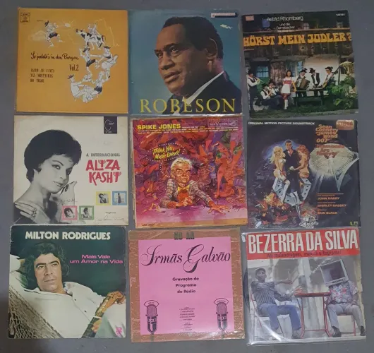 9 Lps Lote Disco De Vinil Antigo Lp