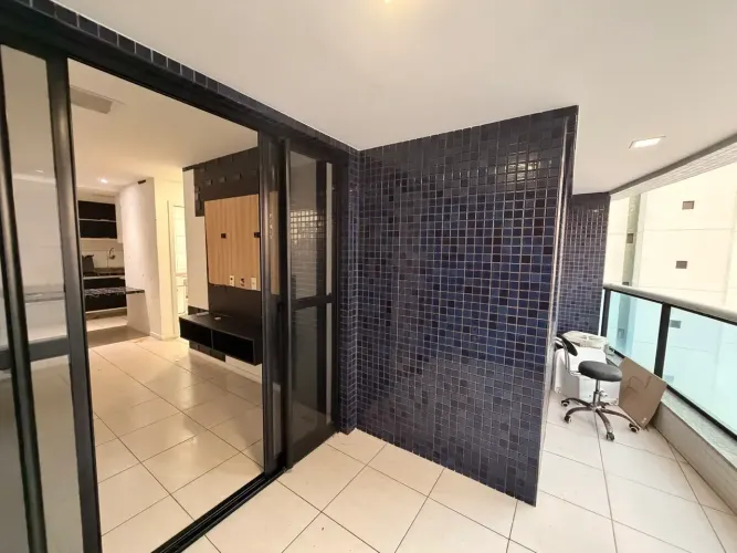 Apartamento Nascente com Varanda - 1 Quarto para Locação, 52m² - Caminho Das Árvores