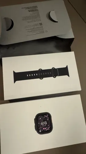 Apple Watch Ultra 3 49mm Gps + Cellular, Titânio Preto 6 Meses garantia