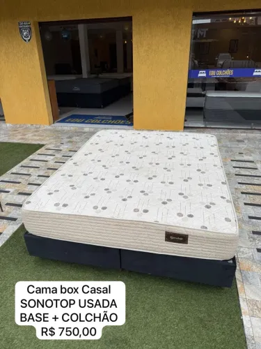 Cama Box Casal Sonotop USADA com ENTREGA 