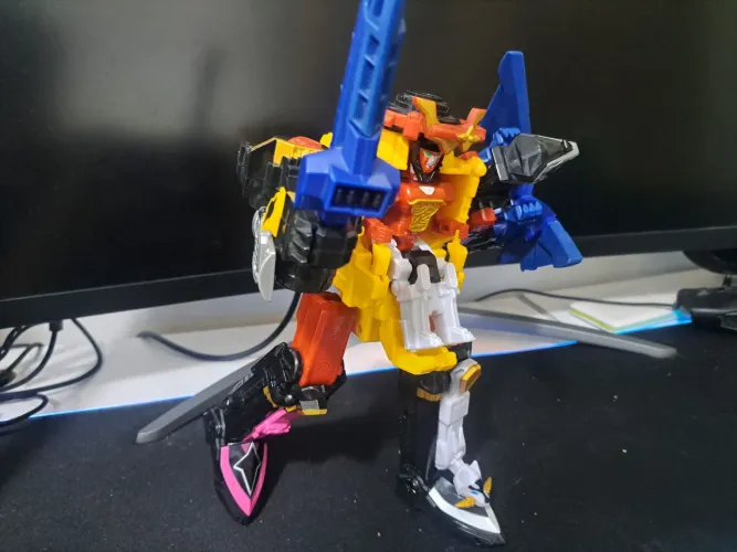 Power Rangers Megazord Ninja Steel Completo