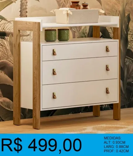 Comoda - infantil - compre hoje e receba em até 72 horas