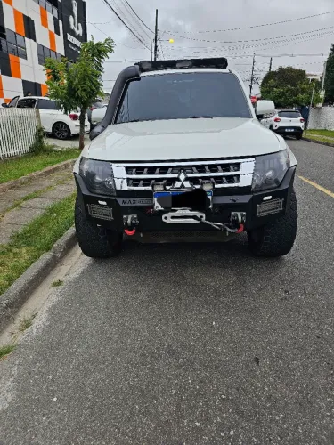 Parachoque aço Pajero Full + mesa guincho + peito de aço + protetor de cárter 