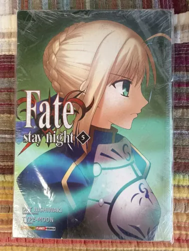 Mangá Fate Stay Night vol 5 (Lacrado) - Dat Nishiwaki; Type Moon | Editora Panini | Shonen
