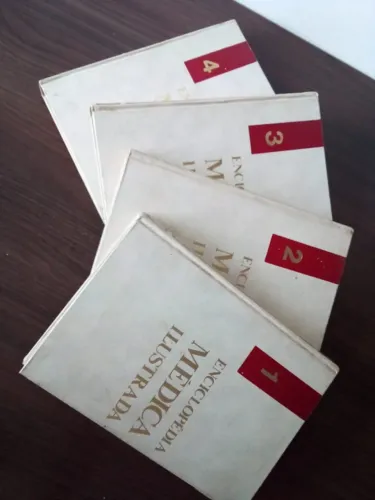 Enciclopédia Médica Ilustrada 4 volumes