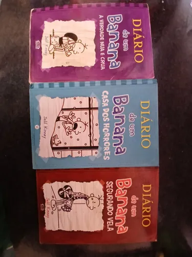 Livros diário de banana