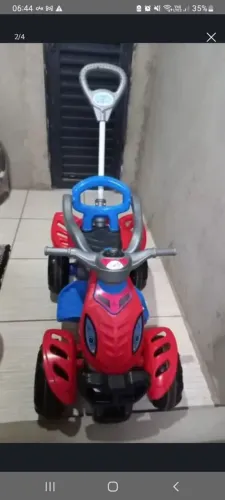 Quadriciclo infantil do homem aranha