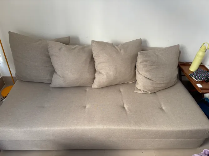 Sofá-Cama 3 lugares Tok&Stok
