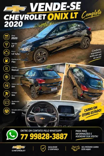 Chevrolet Onix Hatch LT 1.0 12V Flex Mec. 4P 2020