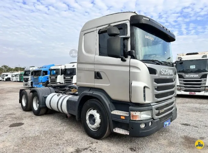 SCANIA G-420 6X2<br>2011/2011<br>MANUAL<br>SUSPENSÃO DE MOLA