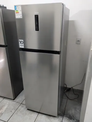 Geladeira inox 