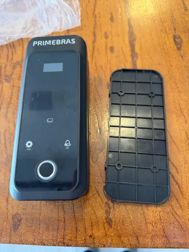 Fechadura Digital Primebras Porta Correr Vidro Biometria
