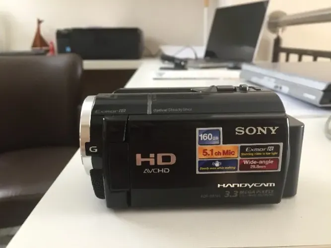 Filmadora Sony Hdr-xr160 Handycam Com Zoom Óptico Hdmi Preto