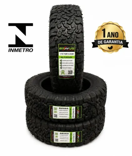 Pneu remold 174/70 R14BF bravus