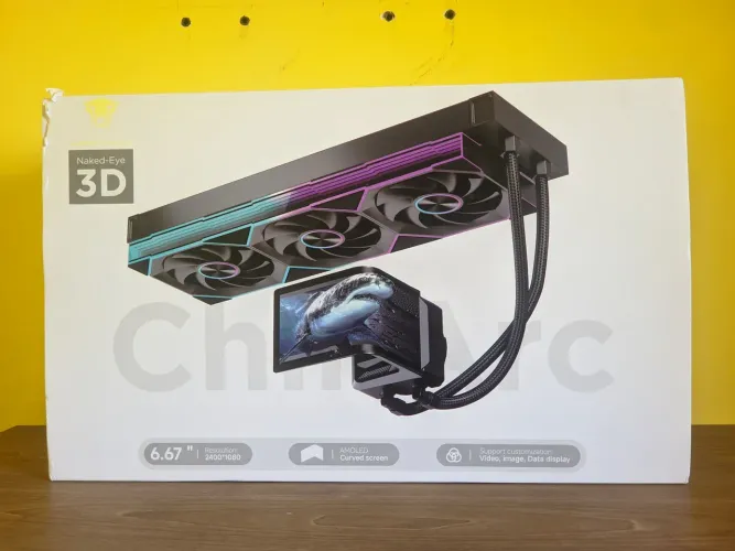 WATER COOLER JUNGLE LEOPARD CHILL ARC 360 - TELA AMOLED CURVADA 6,67" - PRETO