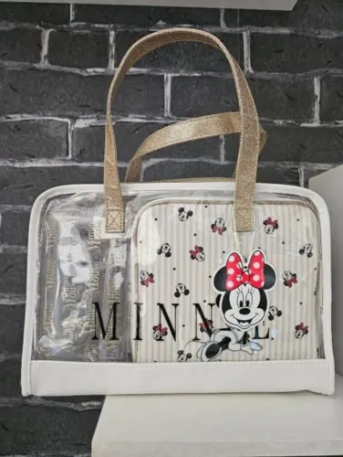 Bolsa Primark Disney Minnie com 2 necessaire