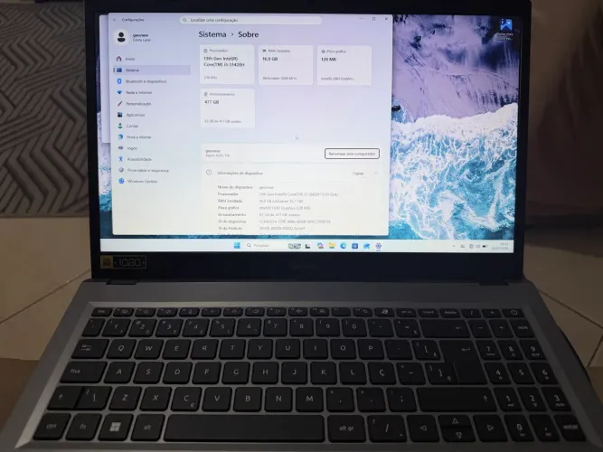 Acer Aspire 5 i5 13ª Geração | 16GB RAM | SSD 512GB | Novo