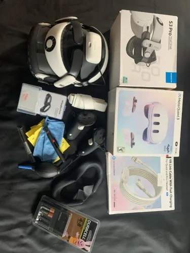 Meta Quest 3 512GB + BoboVR S3 Pro + Kit Completo