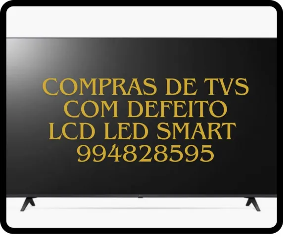 Compras de tvs com defeito
