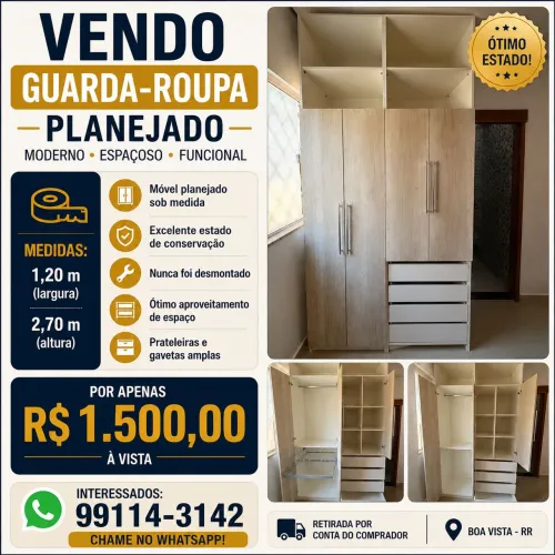 Guarda-roupa projetado