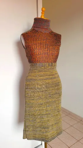 Saia Inverno Cintura Alta Vintage, Veste 36, Perfeito Estado