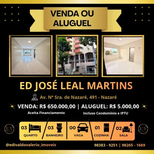 Alugo excelente apto no Ed José Leal Martins