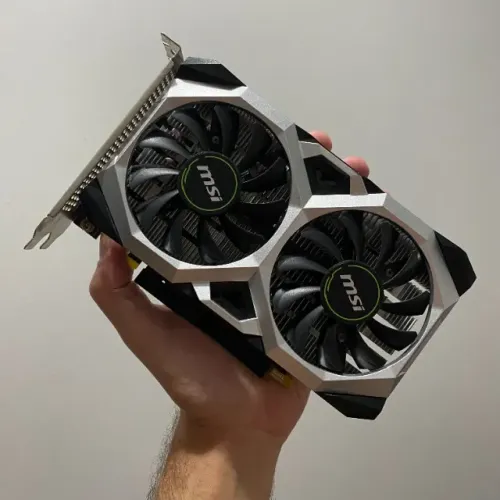 Placa de Vídeo Gamer GTX 1650 4GB GDDR6 128 Bit MSI Ventus XS OCV3 Edition