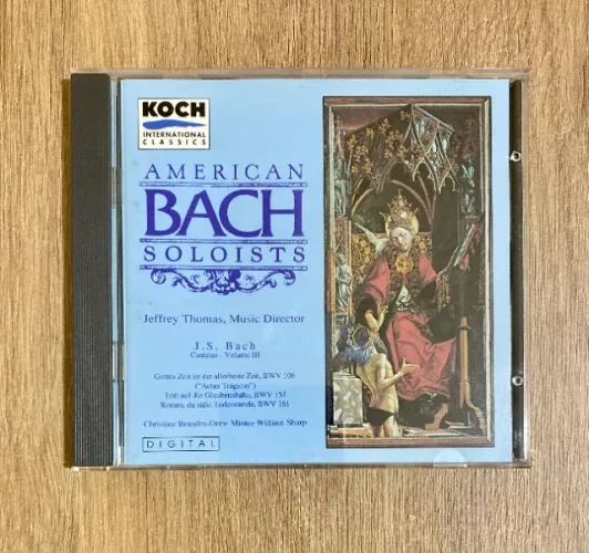 CD J.S. Bach: Cantatas BWV 106. BWV 152. BWV 161 (American Bach Soloists) Made in USA