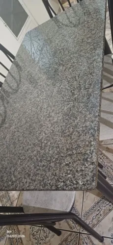 Mesa mármore 6 cadeiras