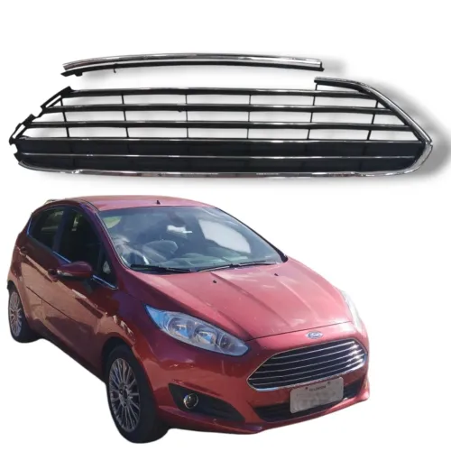 Grade Para-choque Ford Fiesta 2015 Original Detalhe
