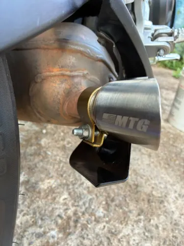 Ponteira Esportiva Dupla MTG Inox - Yamaha R3 / MT-03