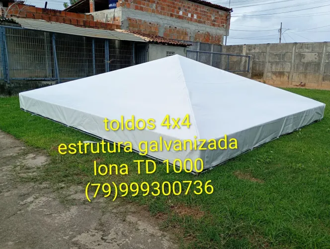 Toldos tipo pirâmide 4x4