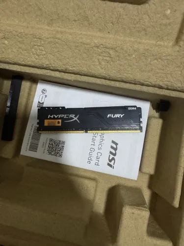 Memória ram 16 gb ddr4 hyper x fury