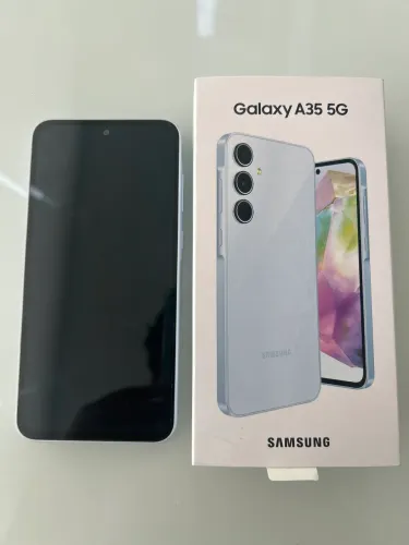 A35 5G 128gb branco usado de 1 ano