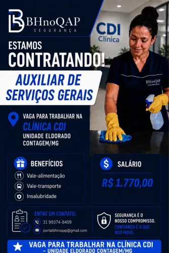 Auxiliar de serviços gerais