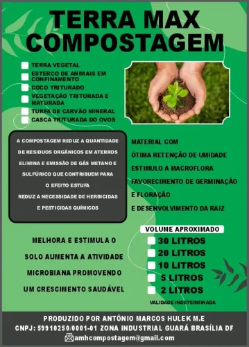 Terra preta adubada * Max 