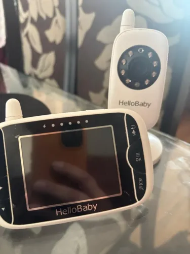Babá Eletrônica HelloBaby HB32 + Câmera | Visão Noturna + Áudio