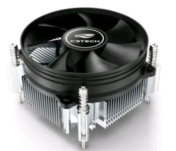 Cooler Fan CPU FC-20BK C3Tech Gaming Universal Intel 1155/1151/1150/1156/1200/1366/1700