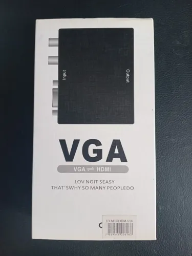 Conversor VGA/HDMI HDMI/VGA Novo na Caixa, apenas 50,00