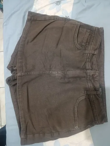 Short saia jeans