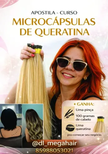 Curso profissional Megahair 
