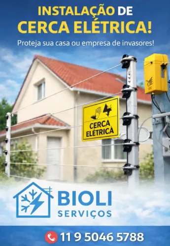 Instalação e manutenção de cerca elétrica 