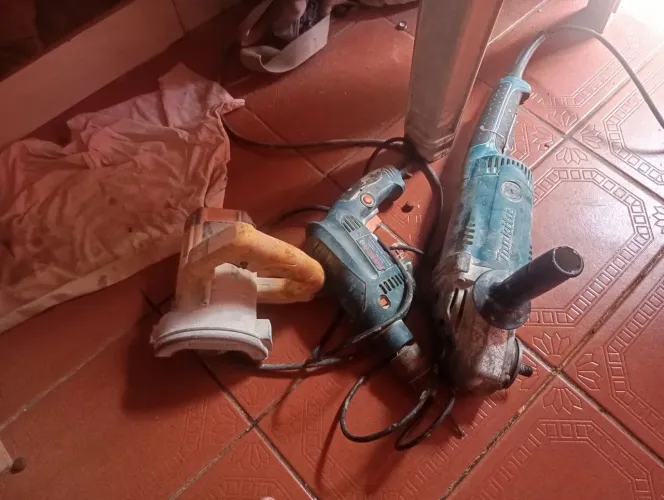 Cerra mármore furadeira lixadeira